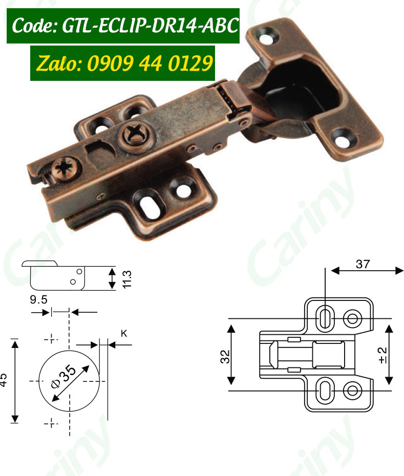 Bảng Giá Bản Lề Cánh Tủ Gỗ