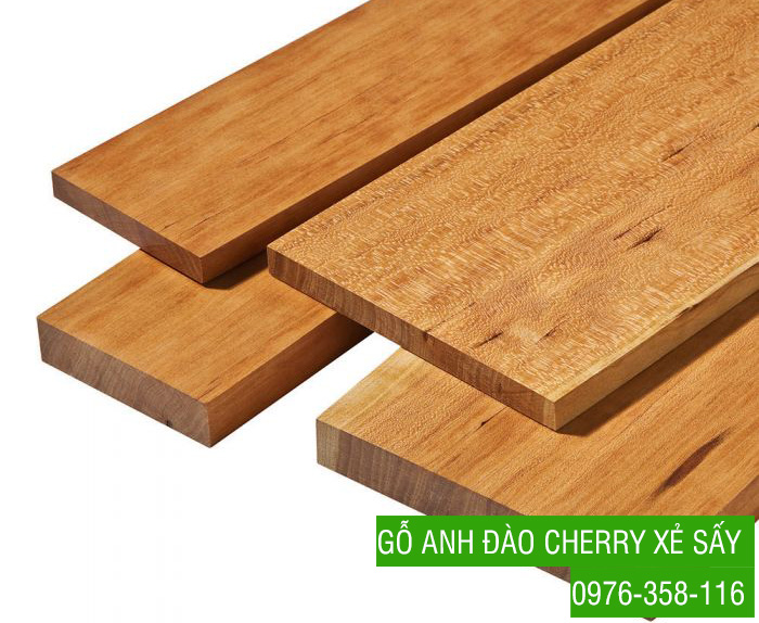 Giá Gỗ Anh Đào (Cherry) Xẻ Sấy Nhập Khẩu TPHCM