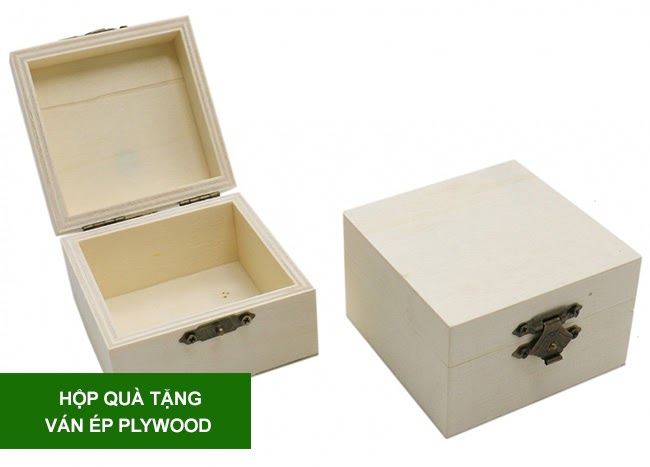 Ván ép plywood làm hộp quà tặng