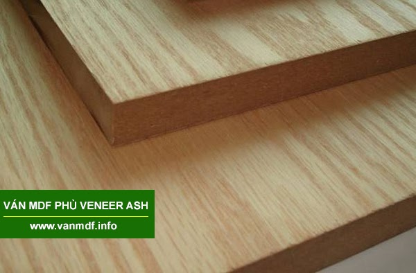 Ván mdf phủ veneer tần bì ash