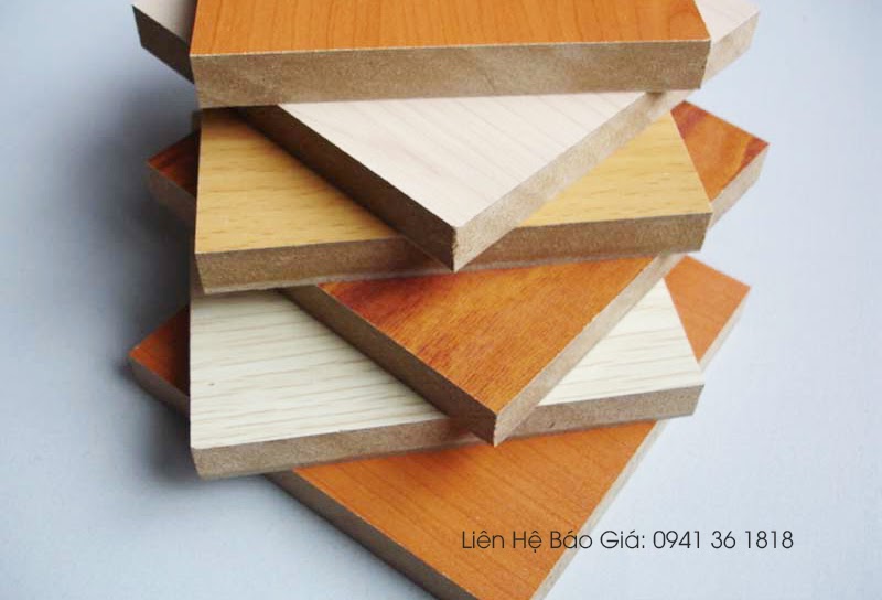 Ván mdf phủ melamine mã màu trần lai