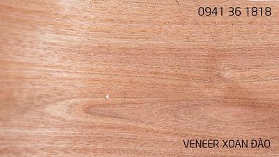 Ván mdf phủ veneer xoan đào